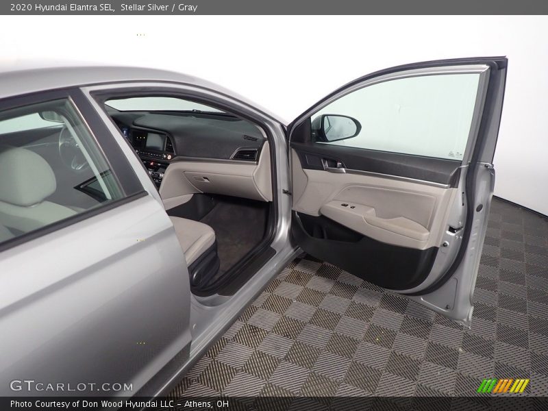 Stellar Silver / Gray 2020 Hyundai Elantra SEL