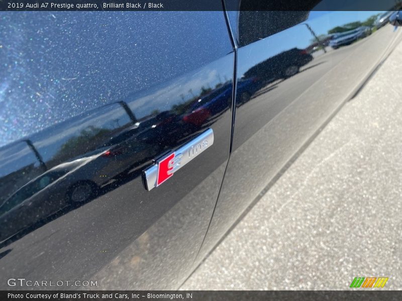 Brilliant Black / Black 2019 Audi A7 Prestige quattro