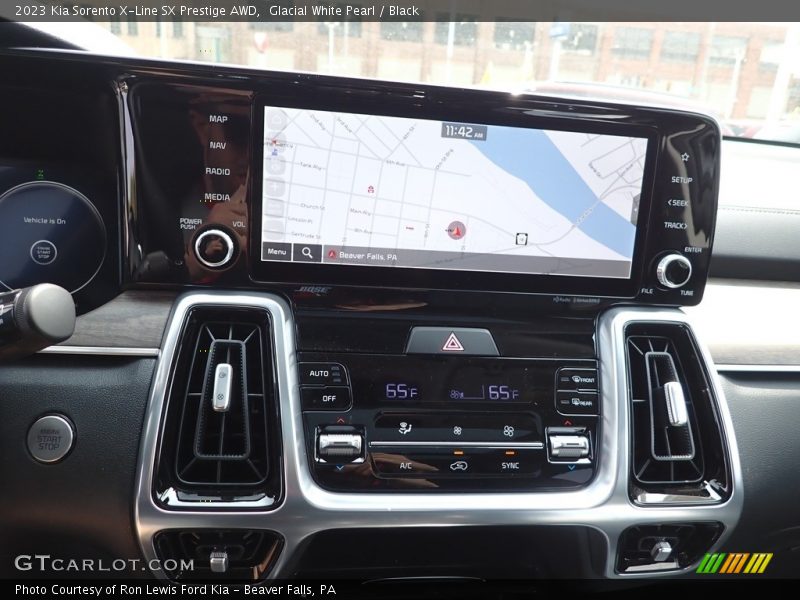 Controls of 2023 Sorento X-Line SX Prestige AWD