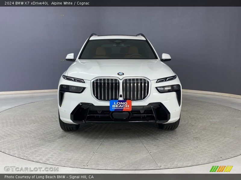 Alpine White / Cognac 2024 BMW X7 xDrive40i