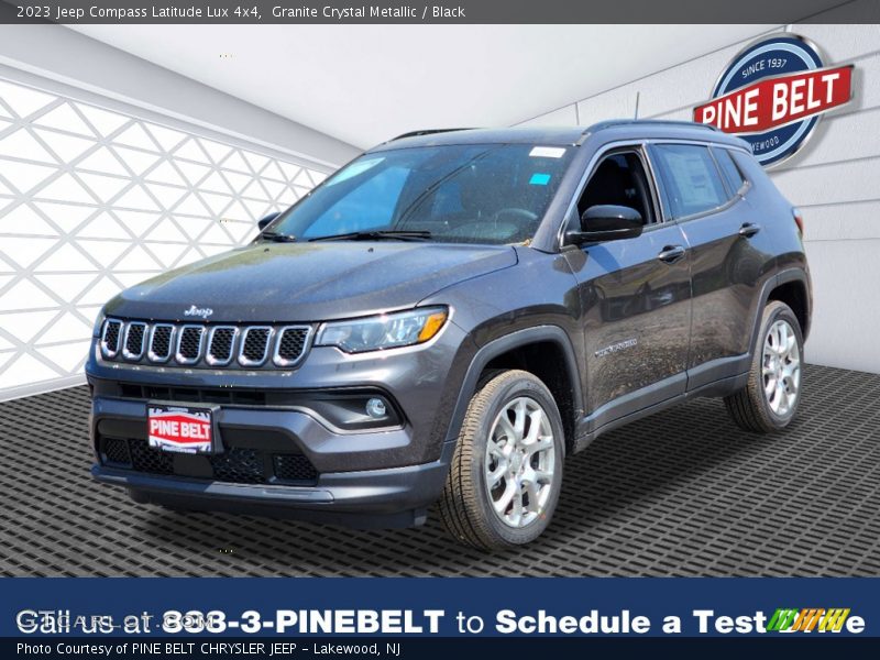 Granite Crystal Metallic / Black 2023 Jeep Compass Latitude Lux 4x4