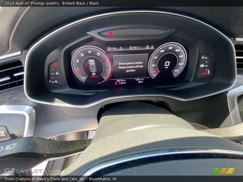 Brilliant Black / Black 2019 Audi A7 Prestige quattro
