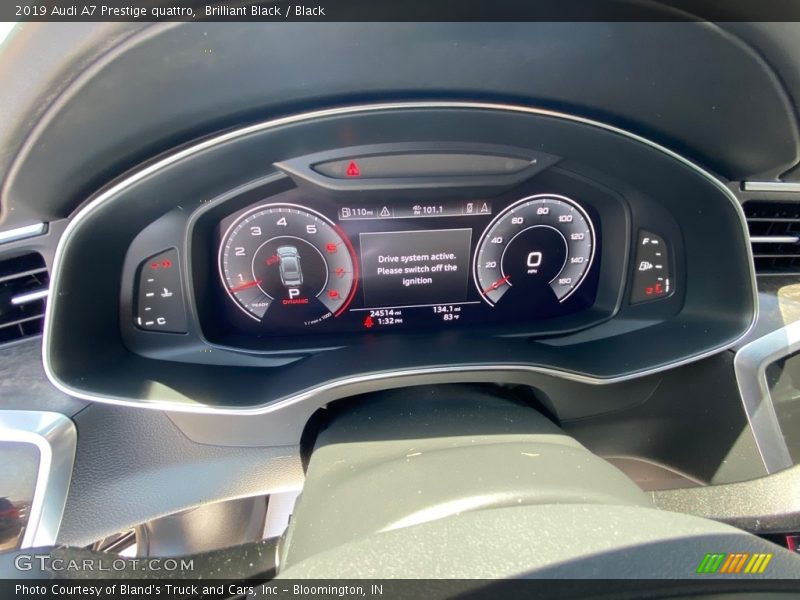 Brilliant Black / Black 2019 Audi A7 Prestige quattro