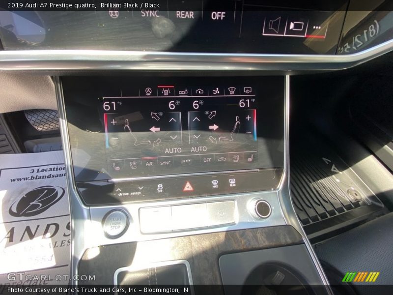 Brilliant Black / Black 2019 Audi A7 Prestige quattro