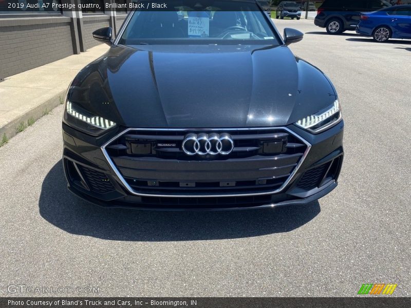 Brilliant Black / Black 2019 Audi A7 Prestige quattro