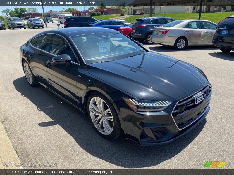 Brilliant Black / Black 2019 Audi A7 Prestige quattro