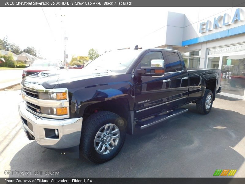 Black / Jet Black 2018 Chevrolet Silverado 3500HD LTZ Crew Cab 4x4
