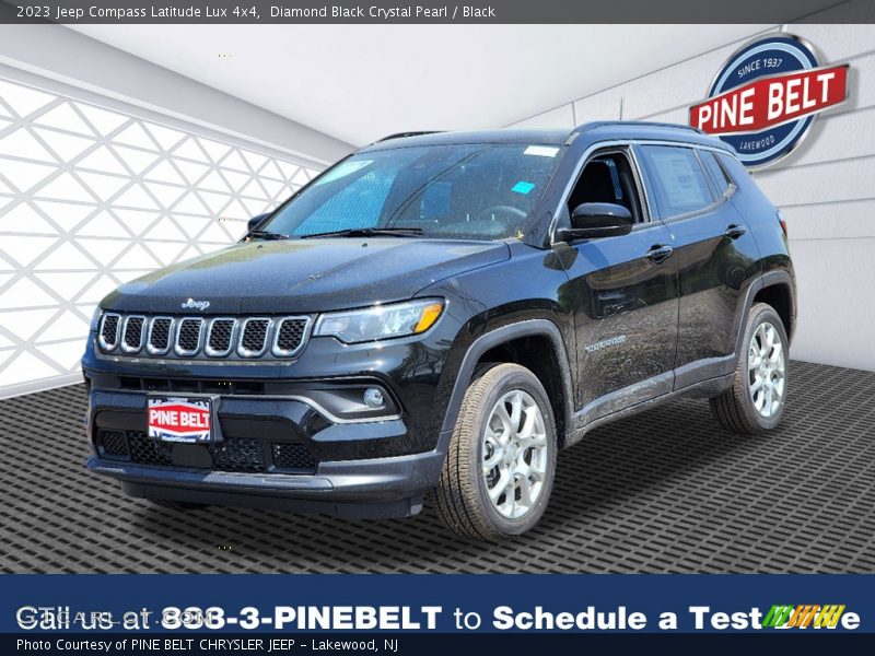Diamond Black Crystal Pearl / Black 2023 Jeep Compass Latitude Lux 4x4