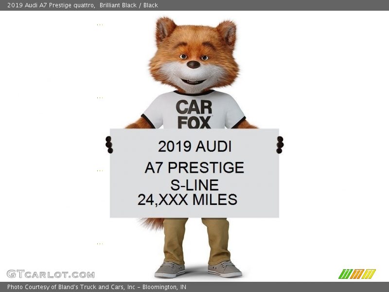 Brilliant Black / Black 2019 Audi A7 Prestige quattro