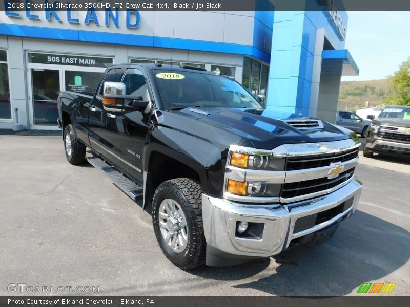Black / Jet Black 2018 Chevrolet Silverado 3500HD LTZ Crew Cab 4x4