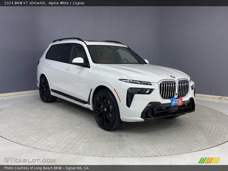 Alpine White / Cognac 2024 BMW X7 xDrive40i