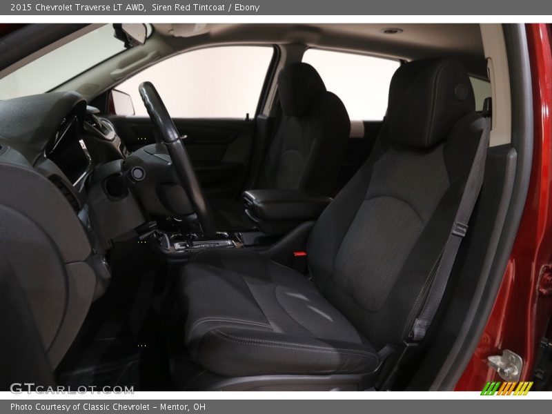 Siren Red Tintcoat / Ebony 2015 Chevrolet Traverse LT AWD