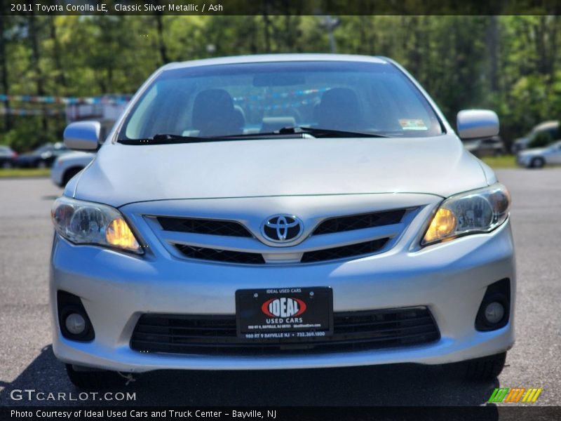 Classic Silver Metallic / Ash 2011 Toyota Corolla LE