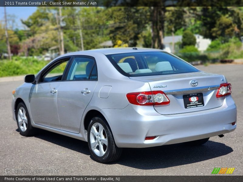 Classic Silver Metallic / Ash 2011 Toyota Corolla LE