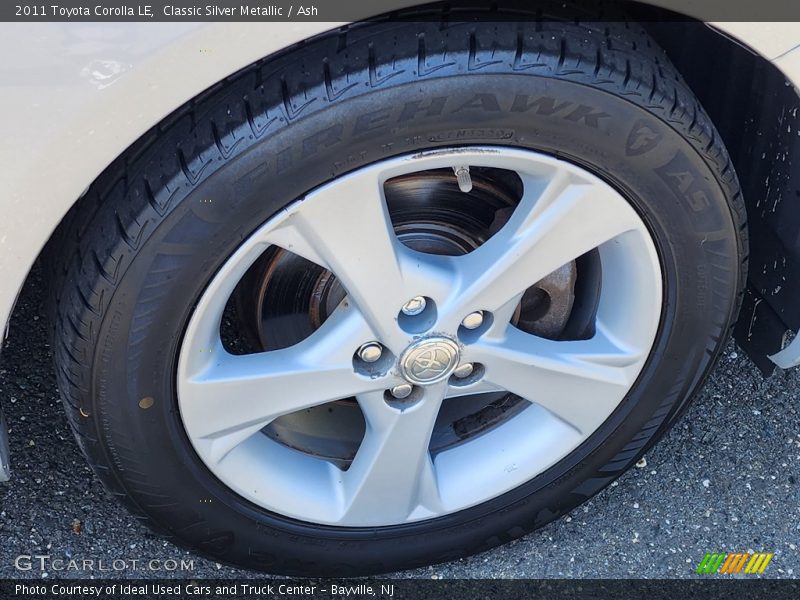 Classic Silver Metallic / Ash 2011 Toyota Corolla LE