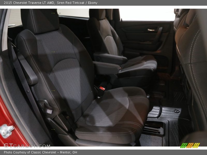 Siren Red Tintcoat / Ebony 2015 Chevrolet Traverse LT AWD