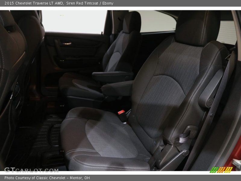 Siren Red Tintcoat / Ebony 2015 Chevrolet Traverse LT AWD