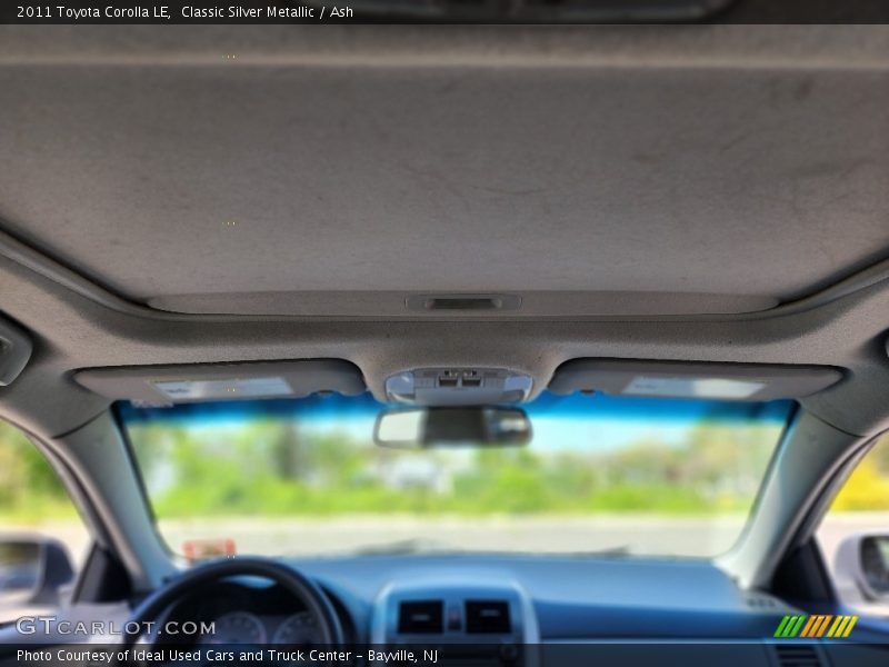 Classic Silver Metallic / Ash 2011 Toyota Corolla LE