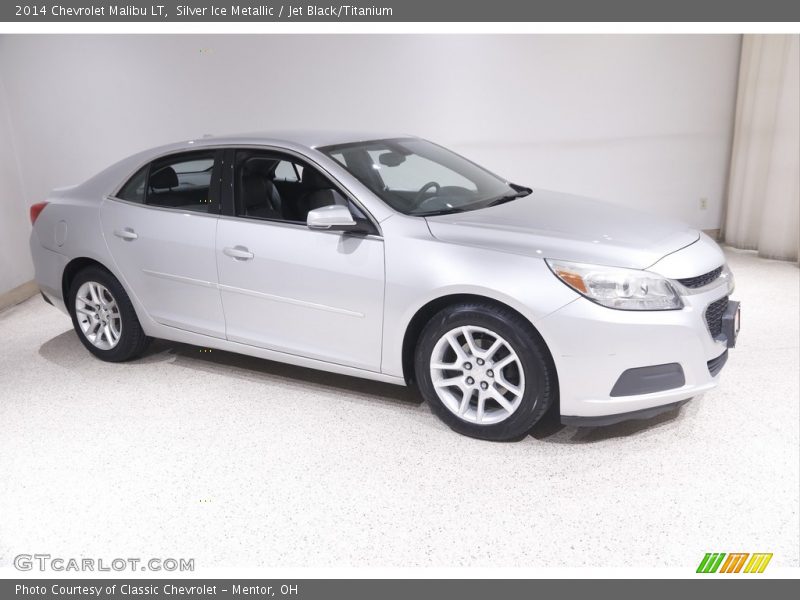 Silver Ice Metallic / Jet Black/Titanium 2014 Chevrolet Malibu LT