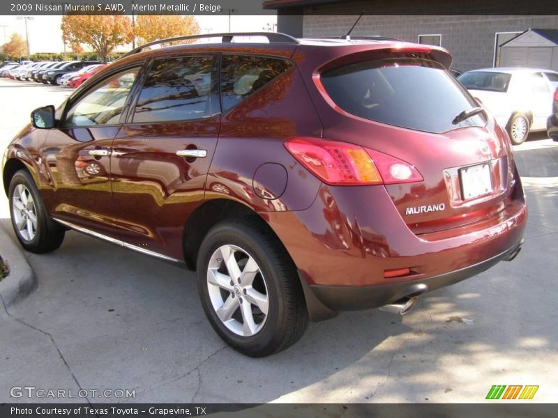 Merlot Metallic / Beige 2009 Nissan Murano S AWD