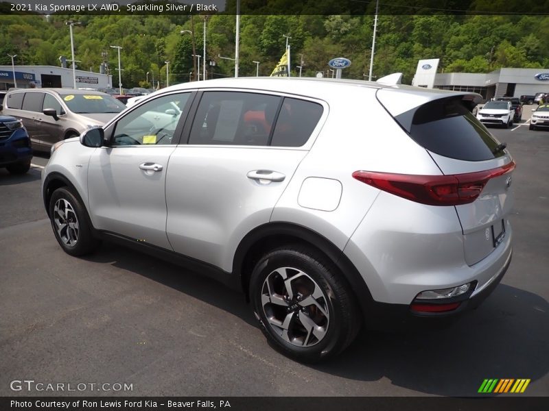 Sparkling Silver / Black 2021 Kia Sportage LX AWD