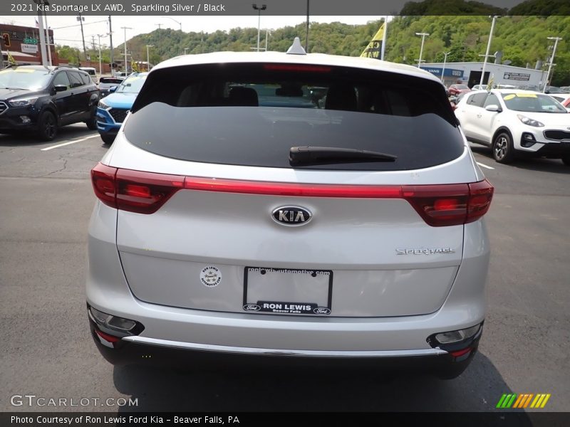 Sparkling Silver / Black 2021 Kia Sportage LX AWD