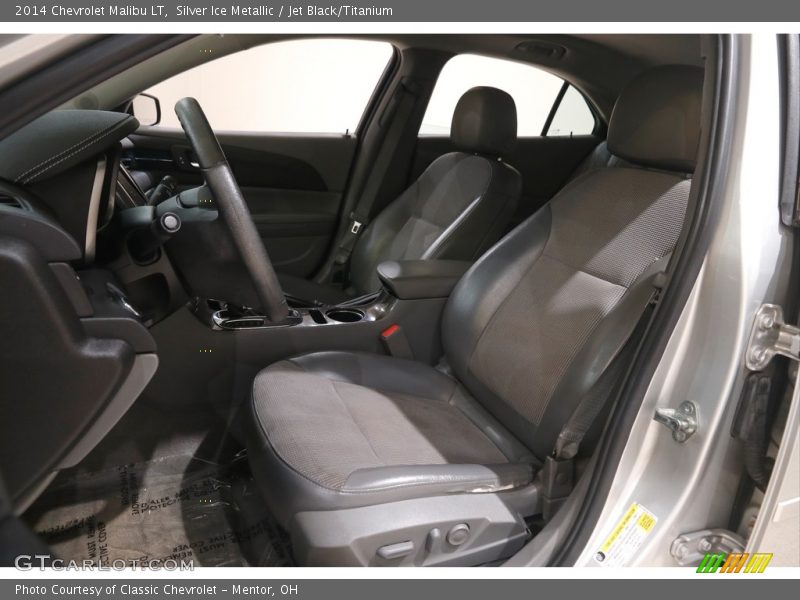 Silver Ice Metallic / Jet Black/Titanium 2014 Chevrolet Malibu LT