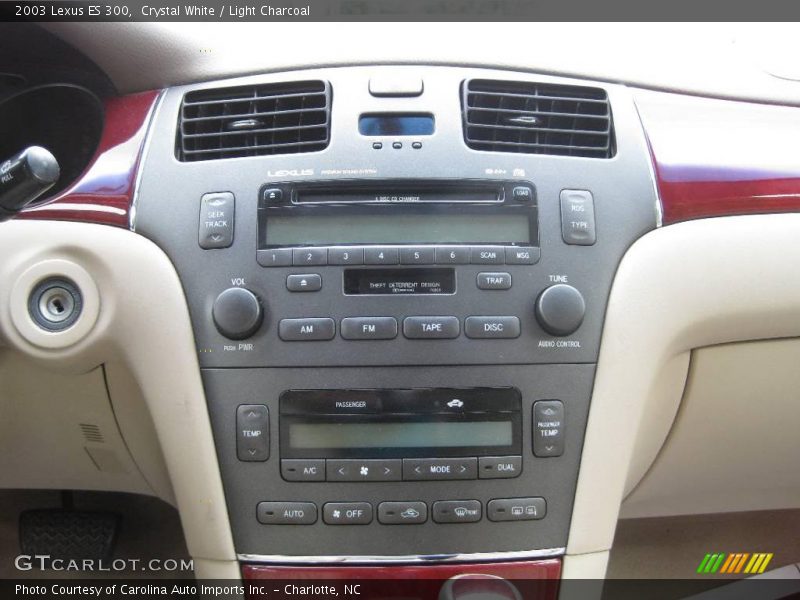Crystal White / Light Charcoal 2003 Lexus ES 300