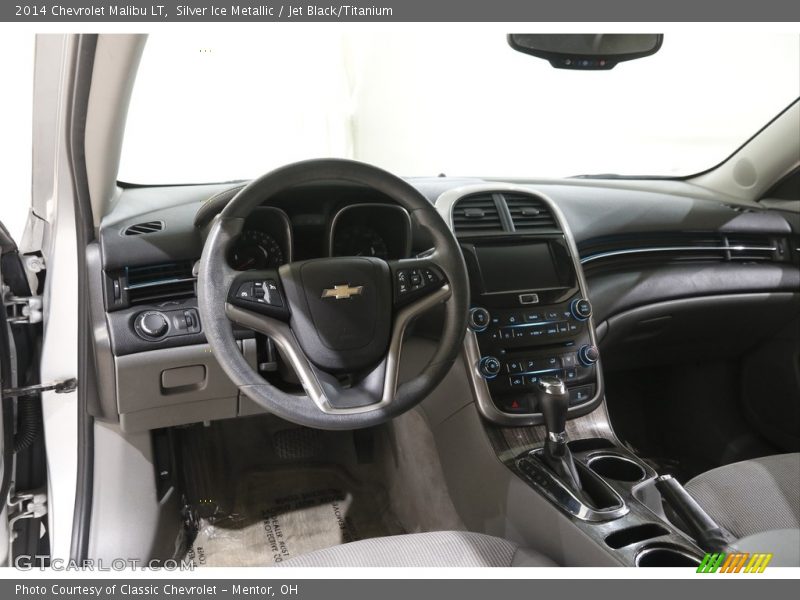 Silver Ice Metallic / Jet Black/Titanium 2014 Chevrolet Malibu LT