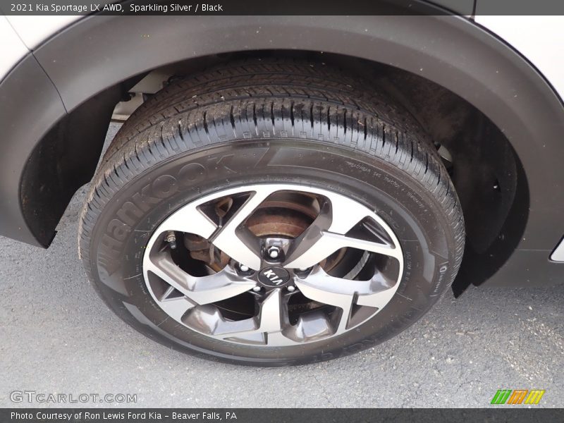 Sparkling Silver / Black 2021 Kia Sportage LX AWD