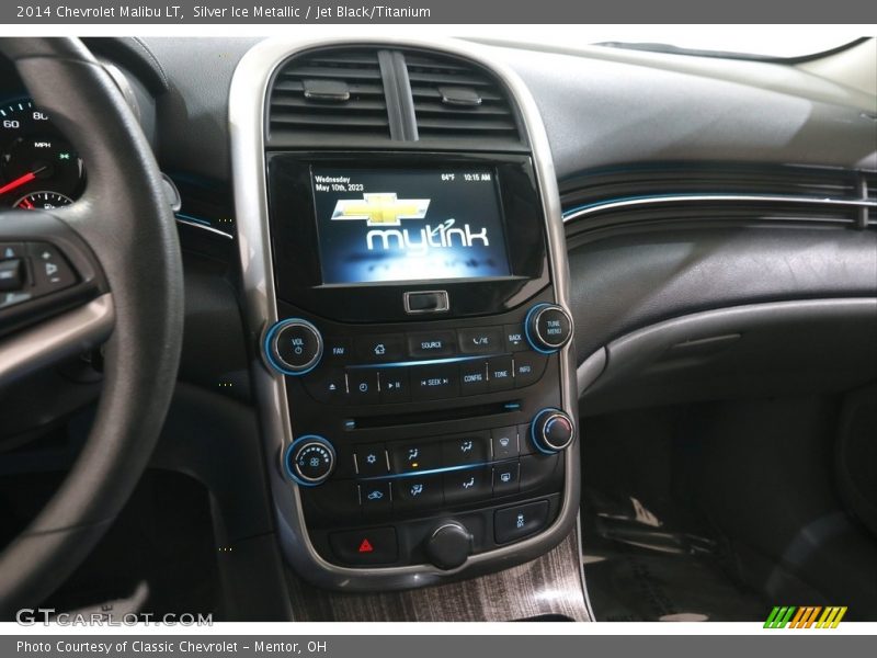 Silver Ice Metallic / Jet Black/Titanium 2014 Chevrolet Malibu LT