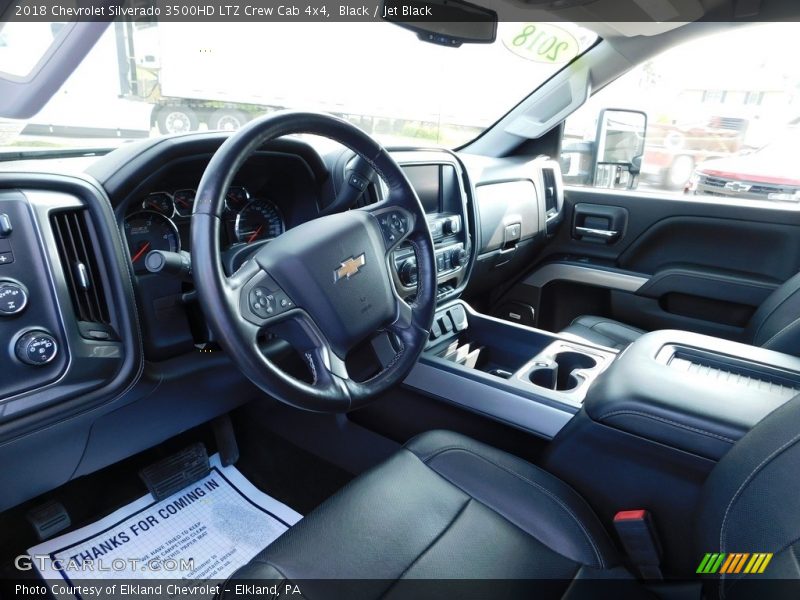  2018 Silverado 3500HD LTZ Crew Cab 4x4 Jet Black Interior