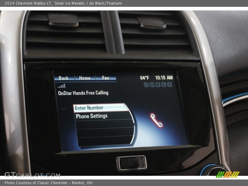 Silver Ice Metallic / Jet Black/Titanium 2014 Chevrolet Malibu LT