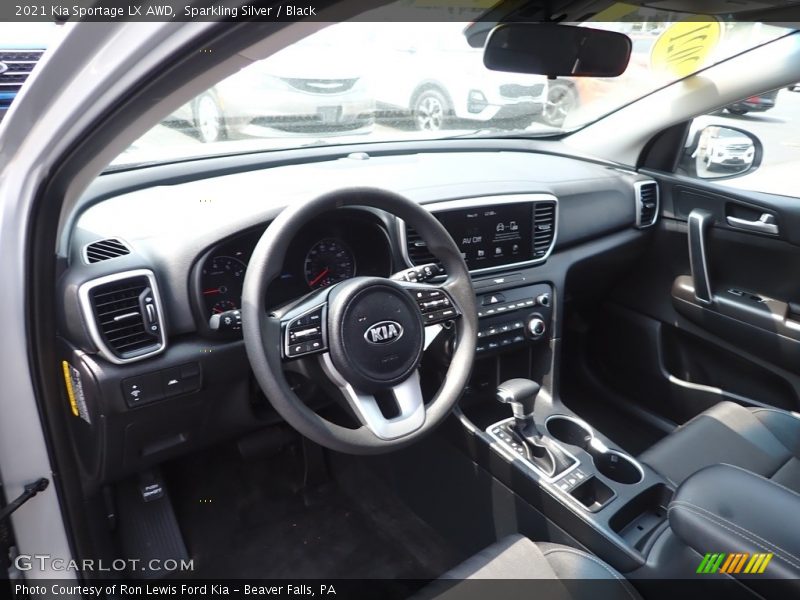 Sparkling Silver / Black 2021 Kia Sportage LX AWD