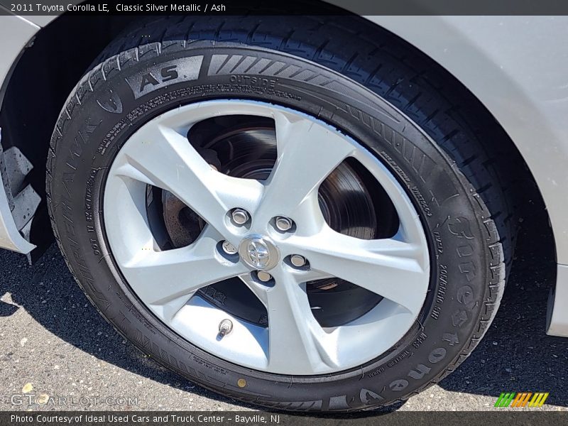 Classic Silver Metallic / Ash 2011 Toyota Corolla LE