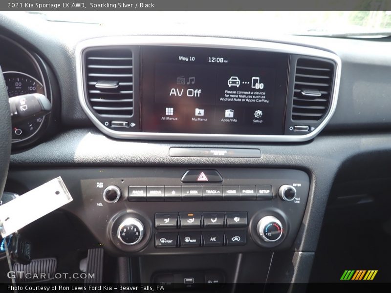 Sparkling Silver / Black 2021 Kia Sportage LX AWD