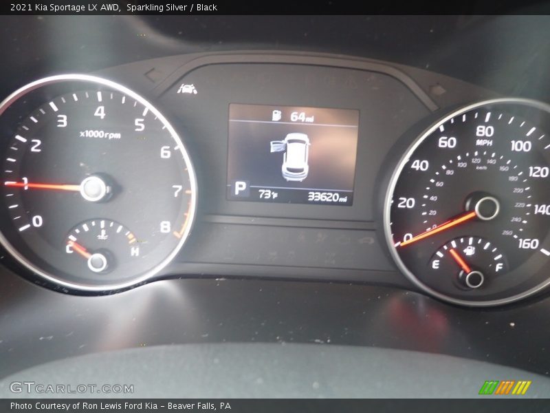 Sparkling Silver / Black 2021 Kia Sportage LX AWD