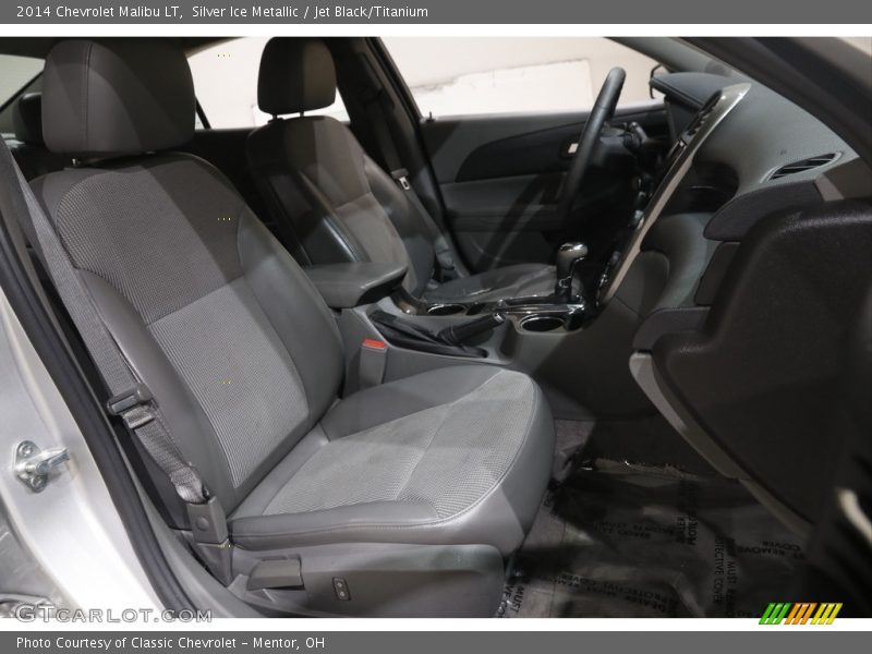 Silver Ice Metallic / Jet Black/Titanium 2014 Chevrolet Malibu LT