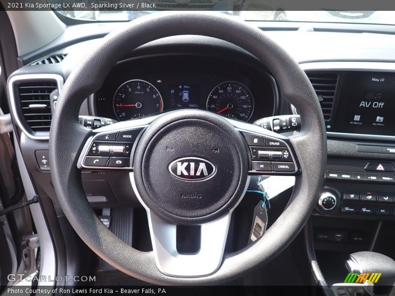 Sparkling Silver / Black 2021 Kia Sportage LX AWD