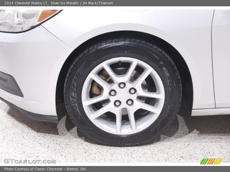 Silver Ice Metallic / Jet Black/Titanium 2014 Chevrolet Malibu LT