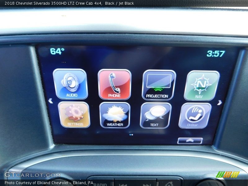 Black / Jet Black 2018 Chevrolet Silverado 3500HD LTZ Crew Cab 4x4