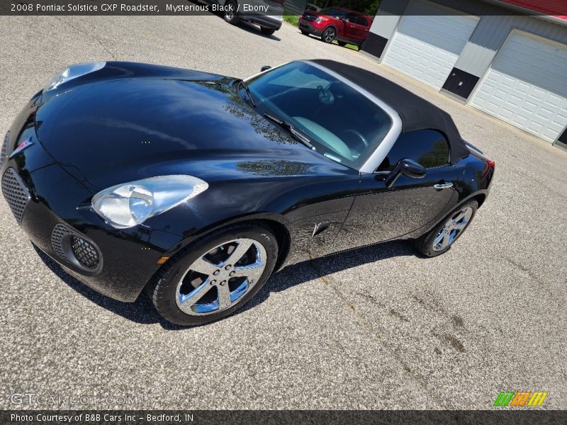 Mysterious Black / Ebony 2008 Pontiac Solstice GXP Roadster