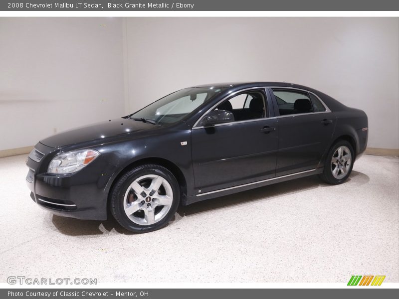 Black Granite Metallic / Ebony 2008 Chevrolet Malibu LT Sedan