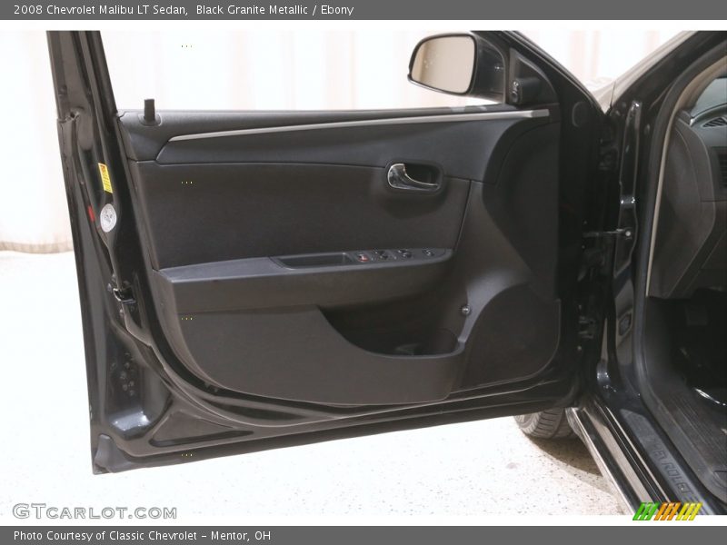 Black Granite Metallic / Ebony 2008 Chevrolet Malibu LT Sedan