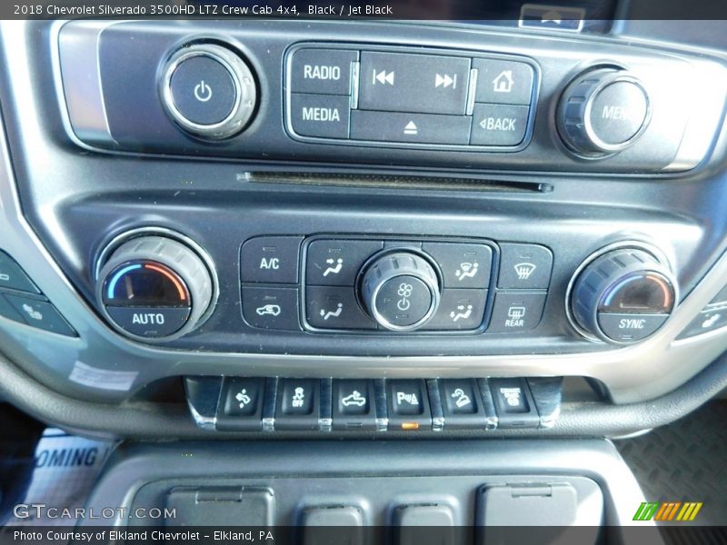 Controls of 2018 Silverado 3500HD LTZ Crew Cab 4x4