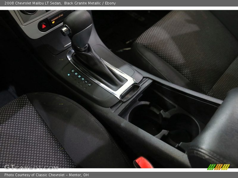 Black Granite Metallic / Ebony 2008 Chevrolet Malibu LT Sedan