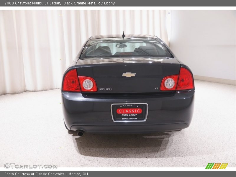 Black Granite Metallic / Ebony 2008 Chevrolet Malibu LT Sedan