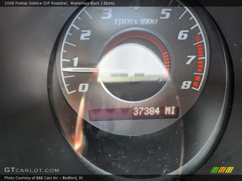 Mysterious Black / Ebony 2008 Pontiac Solstice GXP Roadster