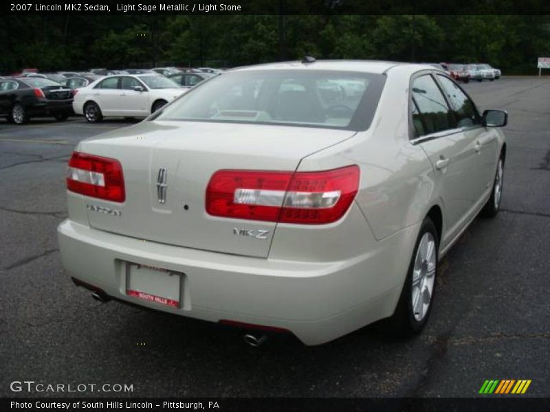 Light Sage Metallic / Light Stone 2007 Lincoln MKZ Sedan