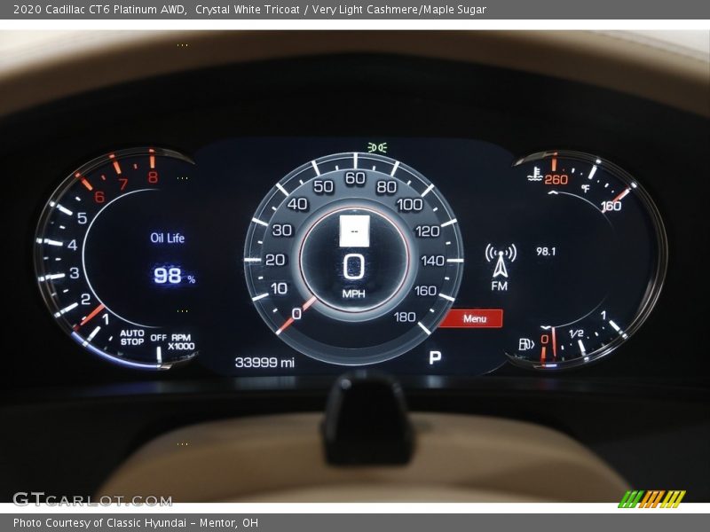  2020 CT6 Platinum AWD Platinum AWD Gauges